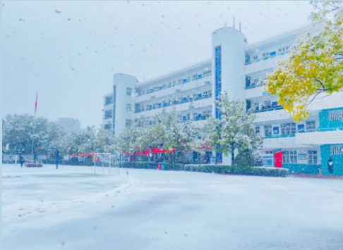 聽，雪落校園的聲音